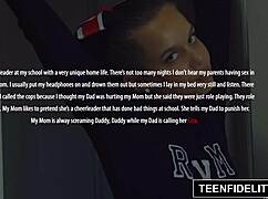 Cute cheerleader liza rowe shakes her pom poms