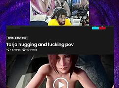 tarja gets a sweet anal fuck, sucks cock, hugs during pussy fuck, and cuddles