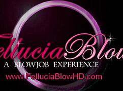 Brunette Babe Performs Blowjob With Handjob