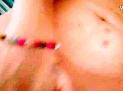 flat earth girl fingers her pussy softly