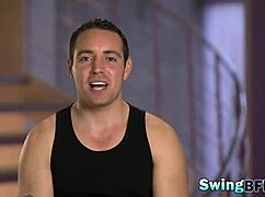 Horny Couples Bang in Hot Foursome Interview