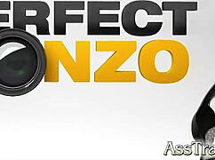 in ass traffic, a sexy european girl takes a deep ass fucking until gaping