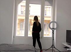 German Scout Picks Up Blonde 18 Olivia Sparkle for Rough Fuck