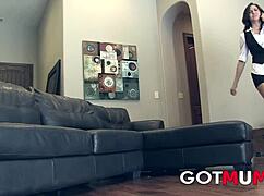 lesbian cougar teaches mum intimate sex lessons