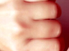 Intense uncensored Japanese step sister milking facial cumshot