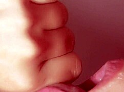 Intense uncensored Japanese step sister milking facial cumshot