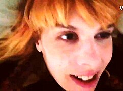 flat earth girl fingers her pussy softly