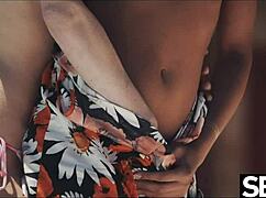 Lesbian Beauties Get Soaked in Hot Sweaty Sex with Drippin’ Wet Climaxes