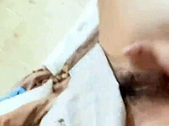 I’m penetrating my stepdaughter, she squirts hard while I finger her.