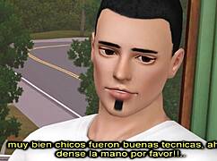 huge ass clashes with monster cock in yaoi sims hardcore