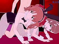 Mikoto Misaka And Kuroko Shirai Bunny Girl Intense 3P Sex - A Certain Scientific Railgun Hentai
