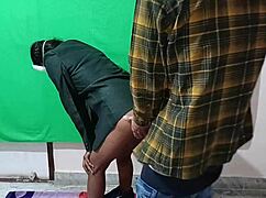 Mature indian housewife has dirty sex in bedroom with husband