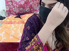 Sobia Nasir Roleplays on Whatsapp Video Call with Client Using Clear Urdu Hindi Audio and Loud Moans