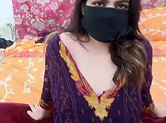 Sobia Nasir Roleplays on Whatsapp Video Call with Client Using Clear Urdu Hindi Audio and Loud Moans