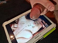 tribut for martina fragola with cumshot on cock