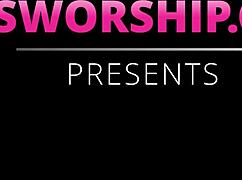 I licked interracial lesbian models on set backstage