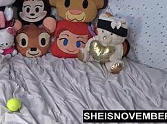 Msnovember Lifts Her Skirt To Pay Debt With Black Pussy