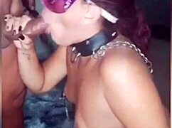 hey, watch this collared wife getting used by huge cock with face slaps, gags, whips, and asphyxia 😈