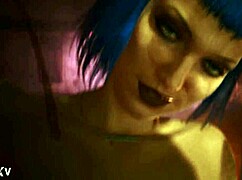 evelyn parker dancing in hammer club sex scene from cyberpunk 2077 ultra settings