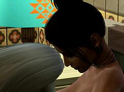 Lesbians feel intense pleasure while fucking passionately