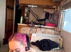 Beautiful Skinny Woman Orgasms From Big Hard Cock Blowjob