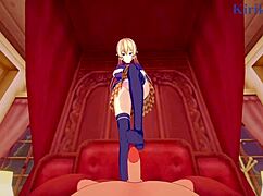 erina nakiri and ikumi mito fuck intensely in food wars pov hentai