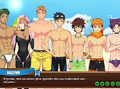 twink teen explores new game with a close friend