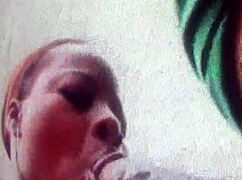 she feels deep pleasure sucking that big dick