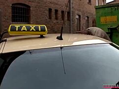 i’m a horny milf taxi driver banging strangers and swallowing their cum on the job.