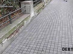 Debt4k collector bangs blonde while husband watches