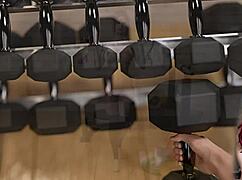 I’m bent over for a rough fuck after fitness in leather gear.