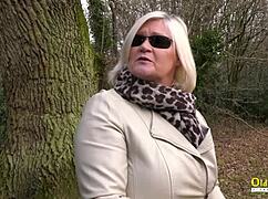 Mature Lacey Starr as lesbian cheating wife in Oldnanny