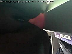 Fat Ebony Pussy Drips Wet Cum from Dildo Fucking and Squirting Solo