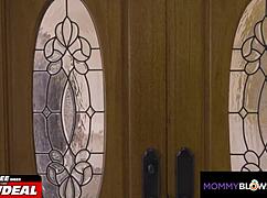 Hot busty milf receives attention from law enforcement