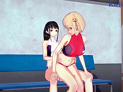 Chisato Nishikigi And Takina Inoue Intense Futanari Sex - Lycoris Recoil Hentai