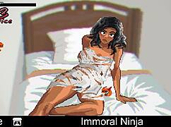 immoral ninja with erotic oral comedy 😈