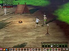 in mad island, i find the village and have sex with girls in this crazy survival game