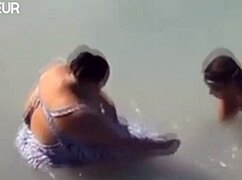 I'm Amazed by Lucky Guy Catching BBW Mermaid at Beach