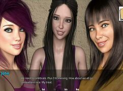 wvm 19 cheerleaders welcome john in 3d cartoon game