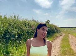 British Couple's Wild Farm Creampie Adventure