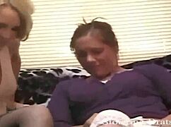 Babe Tries On Sexy Black Stockings Boldly