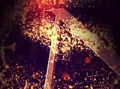 Abby Lexus licking tiny tits by pool