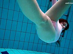 Liza Bubarek Hot Underwater Mermaid In Bikini Pool