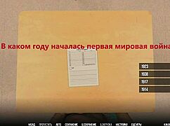 COMPLETE GAMEPLAY - University of Problems Part 2 with slutty cheerleader coed action