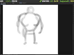 Intriguing stream of toniwing and trashman in anime style