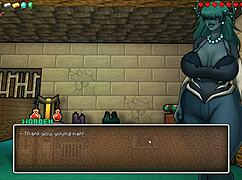 Creeper girl and Piglette make me feel so horny with deepthroat blowjob.