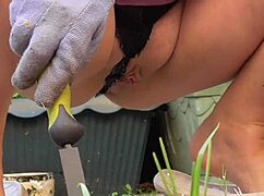 New Shorts Worn at Wedding on the Patio