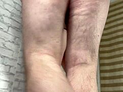 big boobed wife cheats, gets creampie in hairy pussy