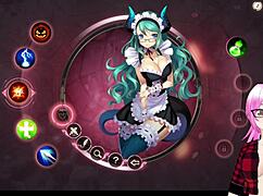 Lin la dragona de hielo engages in detailed mirror scene with monster in anime hentai