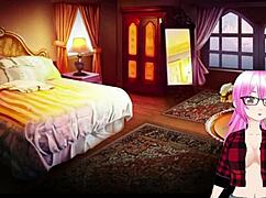 Lin la dragona de hielo engages in detailed mirror scene with monster in anime hentai